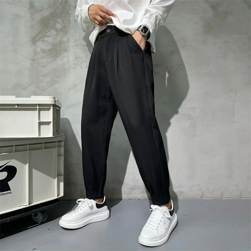BOARDROOM - Men's Slim Straight Suit Pants - 5 Colors, M-4XL