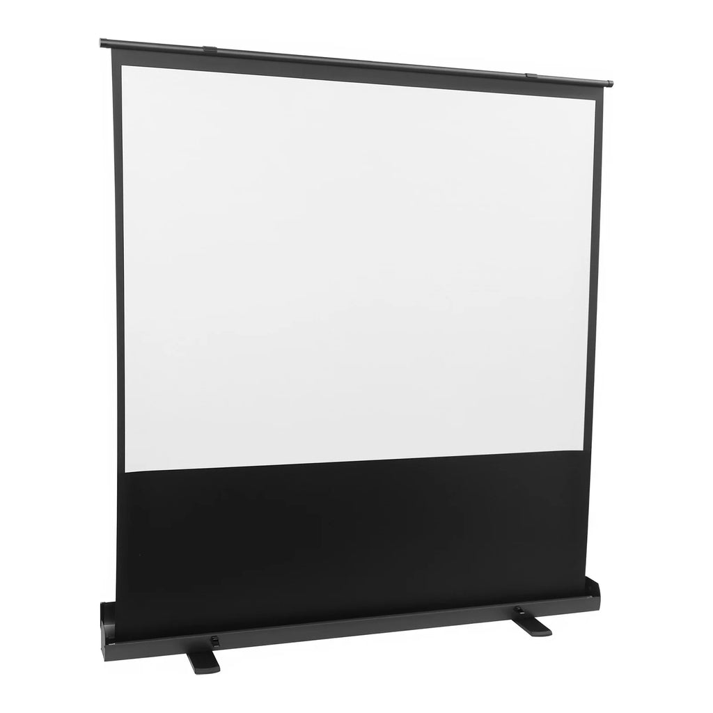 PORTABLE PROJECTOR SCREEN - 4:3, 80″ Viewing - Pull-Up Home Cinema