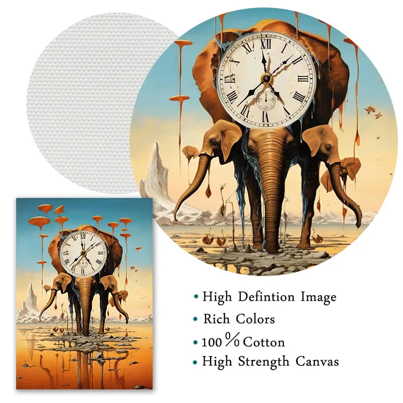DALI CANVAS PRINTS - Unframed - Surrealist Wall Art