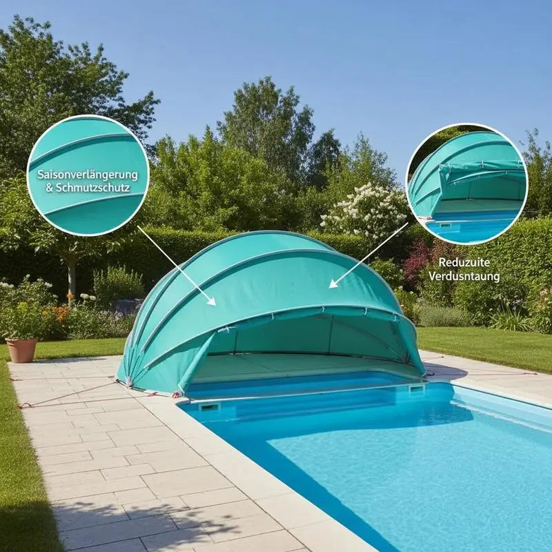 POOL DOME - 472 × 460 × 229 cm - UV & Weather Protection