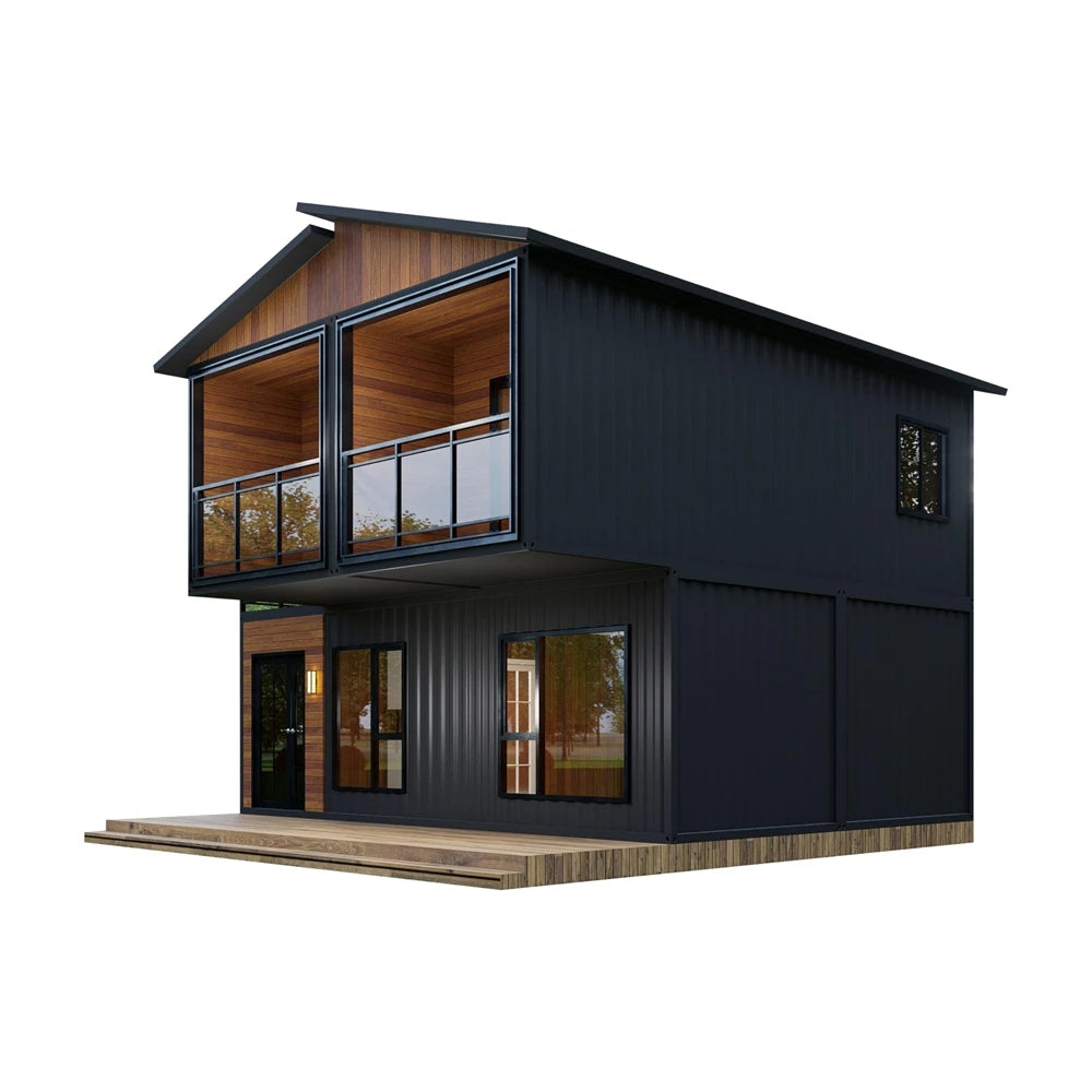 Nocturne Container Villa - 2-Story Steel Prefab