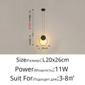 Smart LED Pendant Light – Black/Gold, APP & RC Dimmable