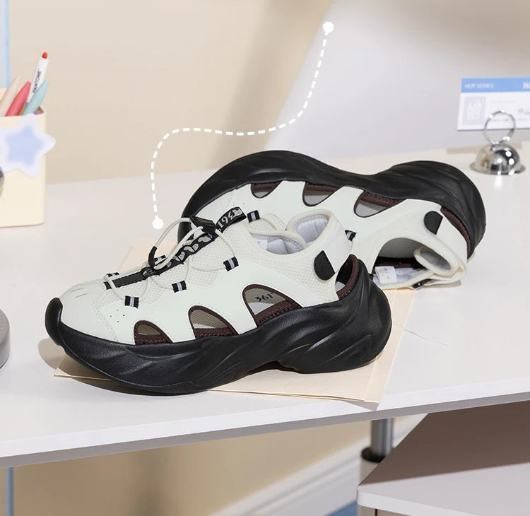 361 Degrees Women's Sandals Outdoor Thick-soled Breathable Non-Slip Casual Trendy Comfortable Soft Female Slippers 682526715