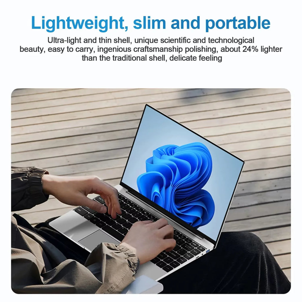 Compact 14.1" Gaming Laptop - Portable Power for Work & Play