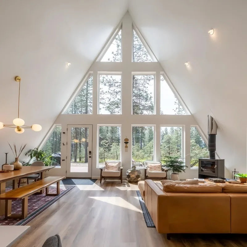 Steel A-Frame Cabin - Fast Assembly - Modern Retreat