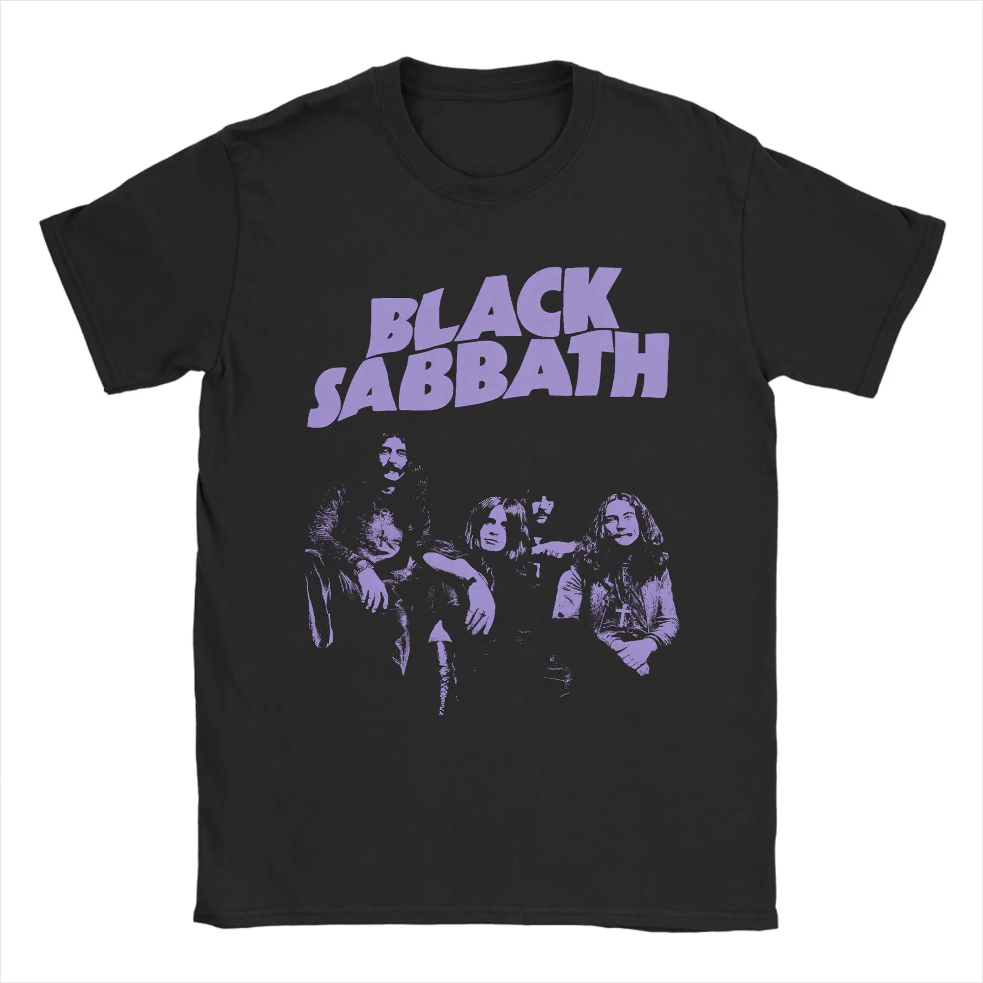 Black Sabbath Band Ozzy Osbourne Men's T-shirt Four Seasons New Style Unisex Casual T-shirt