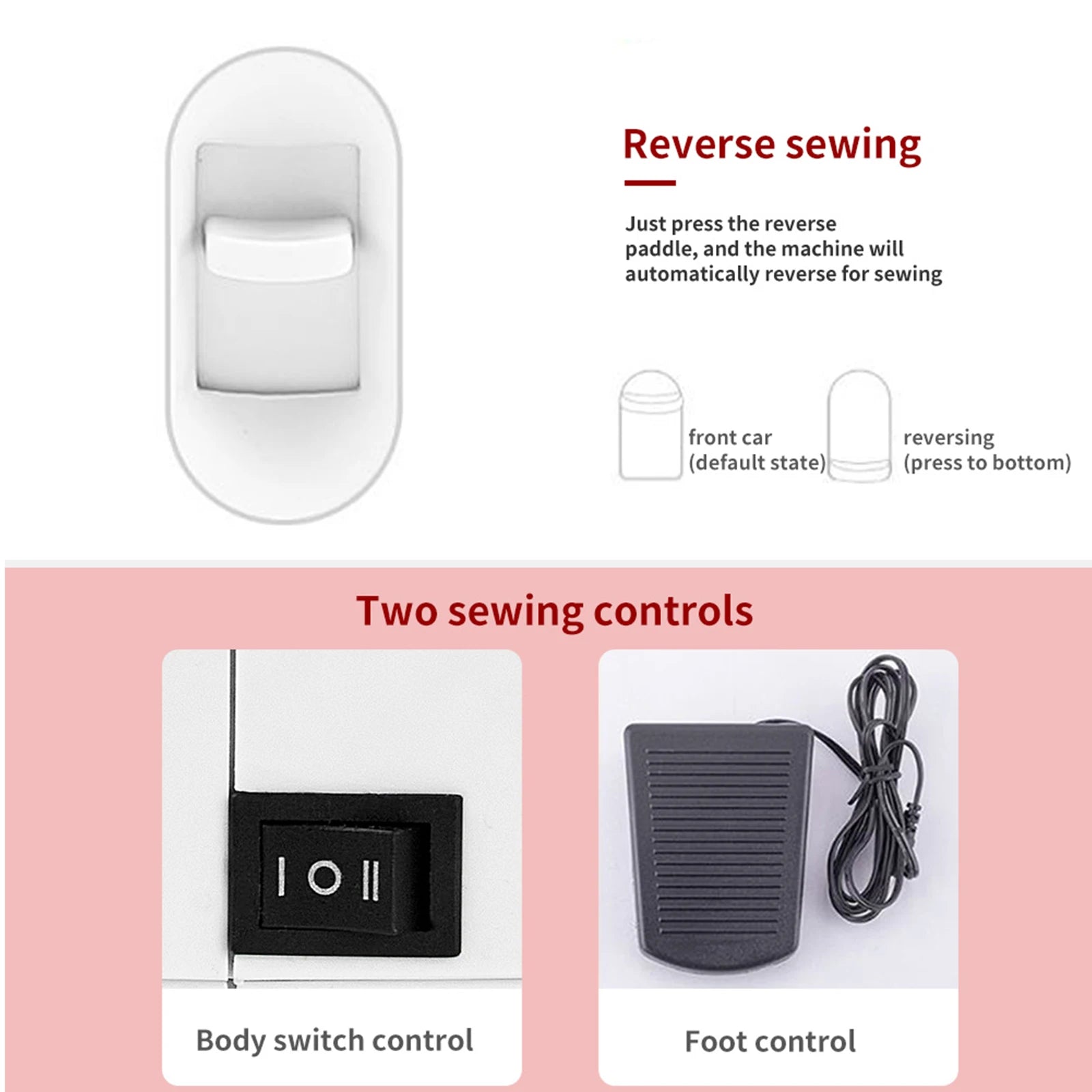 Mini Sewing Machine Set – 14 Stitches, Full Kit, Ships from Germany