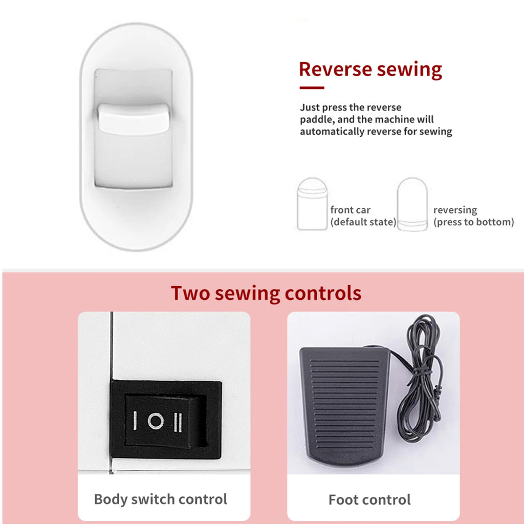 Electric Sewing Machine 728 – 14 Stitches, Full Kit, EU Plug