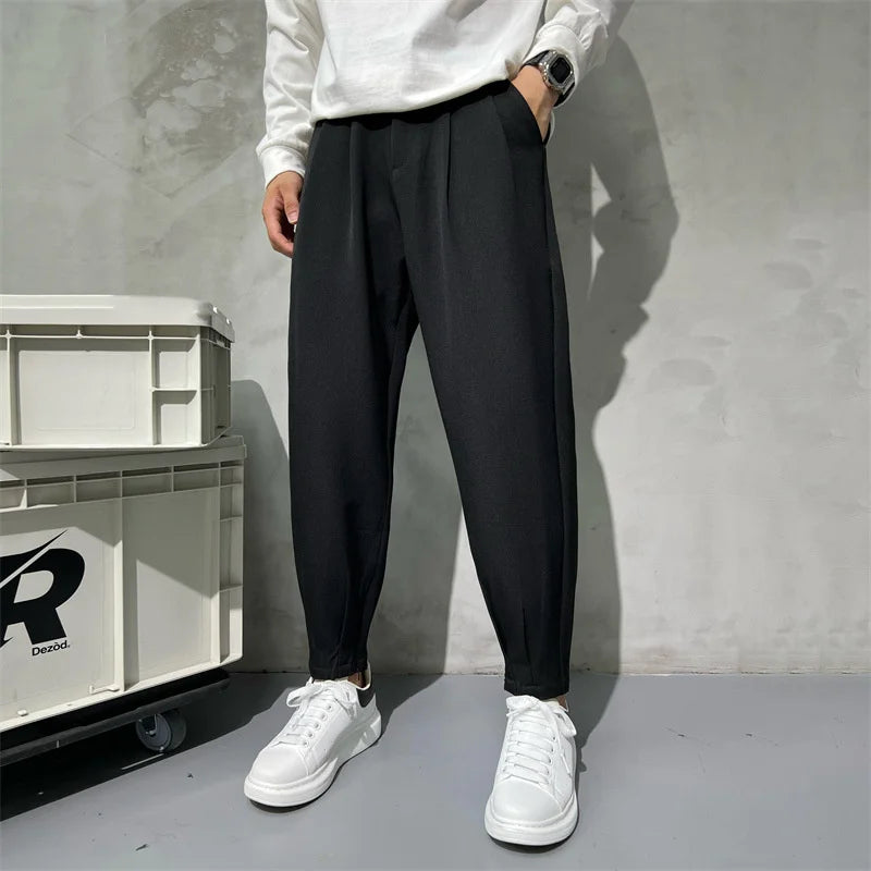 BOARDROOM - Men's Slim Straight Suit Pants - 5 Colors, M-4XL