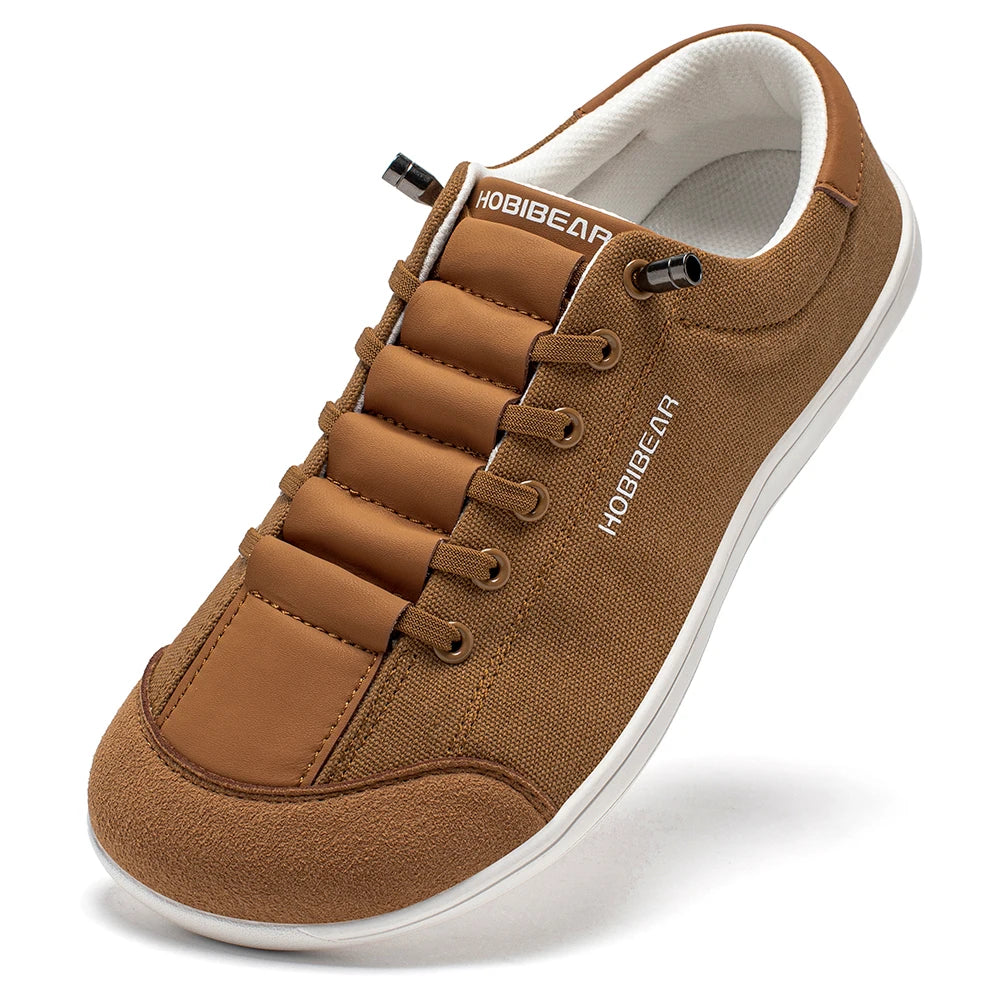 BAREFOOT CANVAS - Wide Toe Slip-On Sneakers - Walk Like You Were Born To