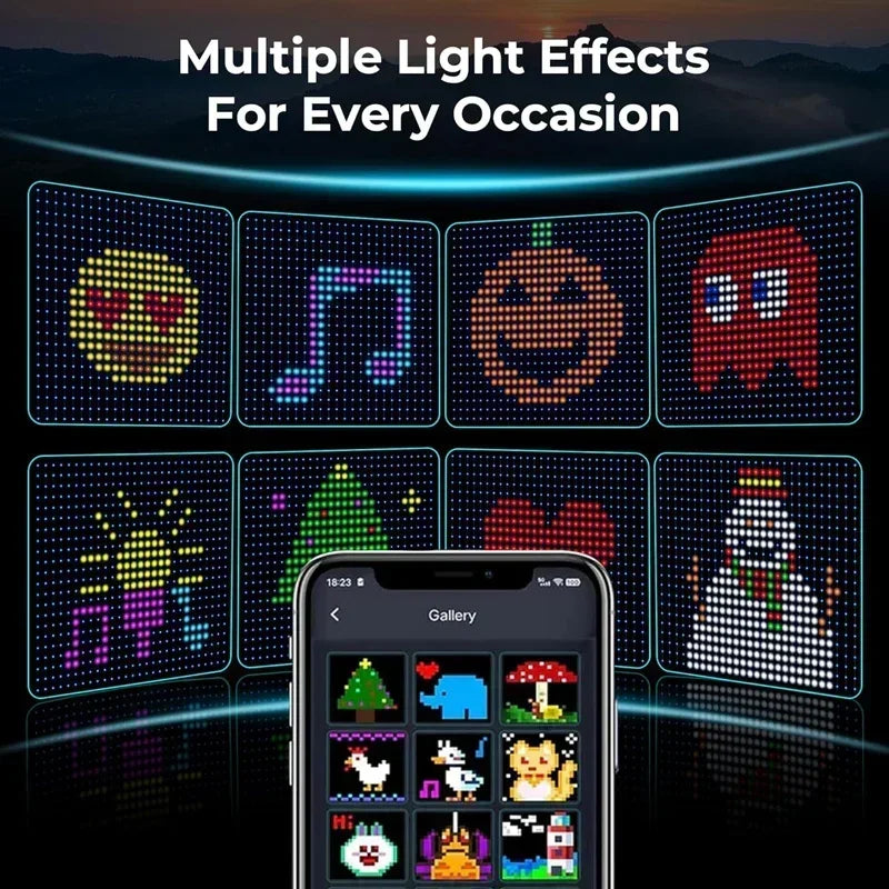 Smart RGB Curtain Lights - 400 LEDs - Creative Glow
