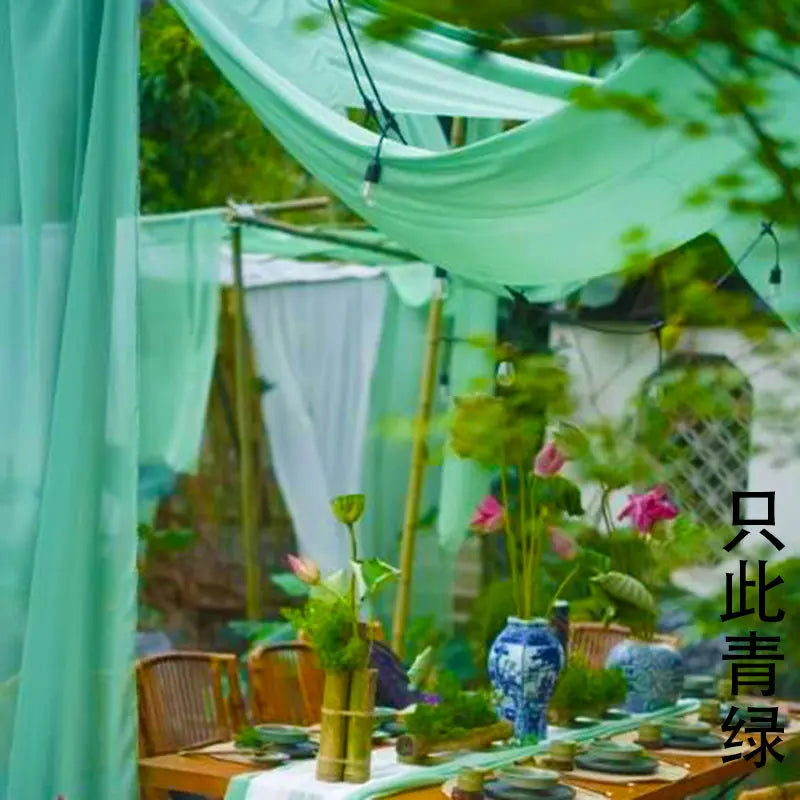 100D CHIFFON FABRIC BY THE METER - Soft Woven Sheer, 55 Colors - Make It Yours