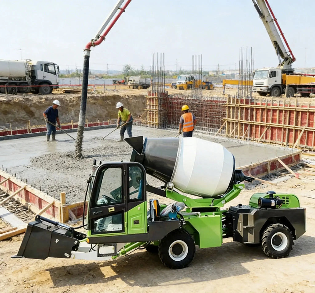 Self-Loading Concrete Mixer - 85 kW - 4WD
