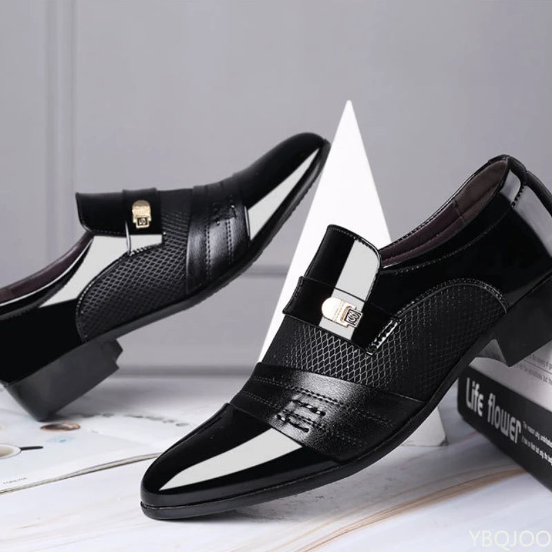 SHARP SUIT - Men's Pointed Toe Formal Shoes - Office, Wedding & Daily Wear, Large Sizes