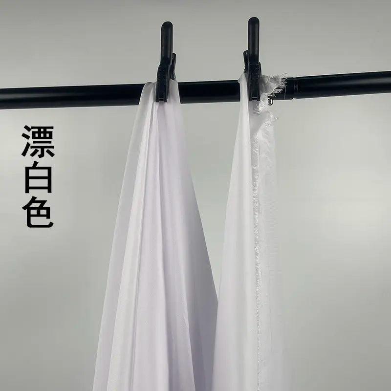 100D CHIFFON FABRIC BY THE METER - Soft Woven Sheer, 55 Colors - Make It Yours