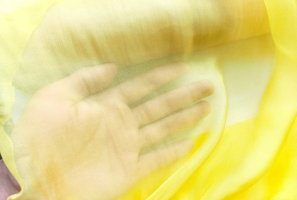 SILK CHIFFON - Pure Mulberry Silk Chiffon 140cm 6mm - The Fabric That Moves Like Water