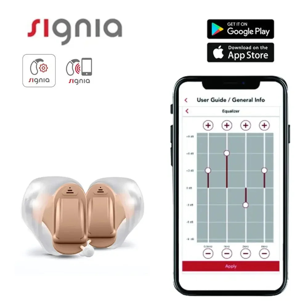 Signia Invisible Hearing Aid – CIC/ITC Programmable