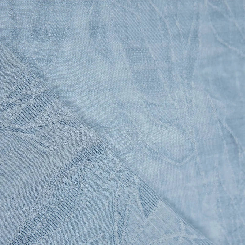 LEAF JACQUARD LYOCELL HEMP FABRIC - 30% Lyocell 70% Hemp, 144cm Wide - Fresh Structure