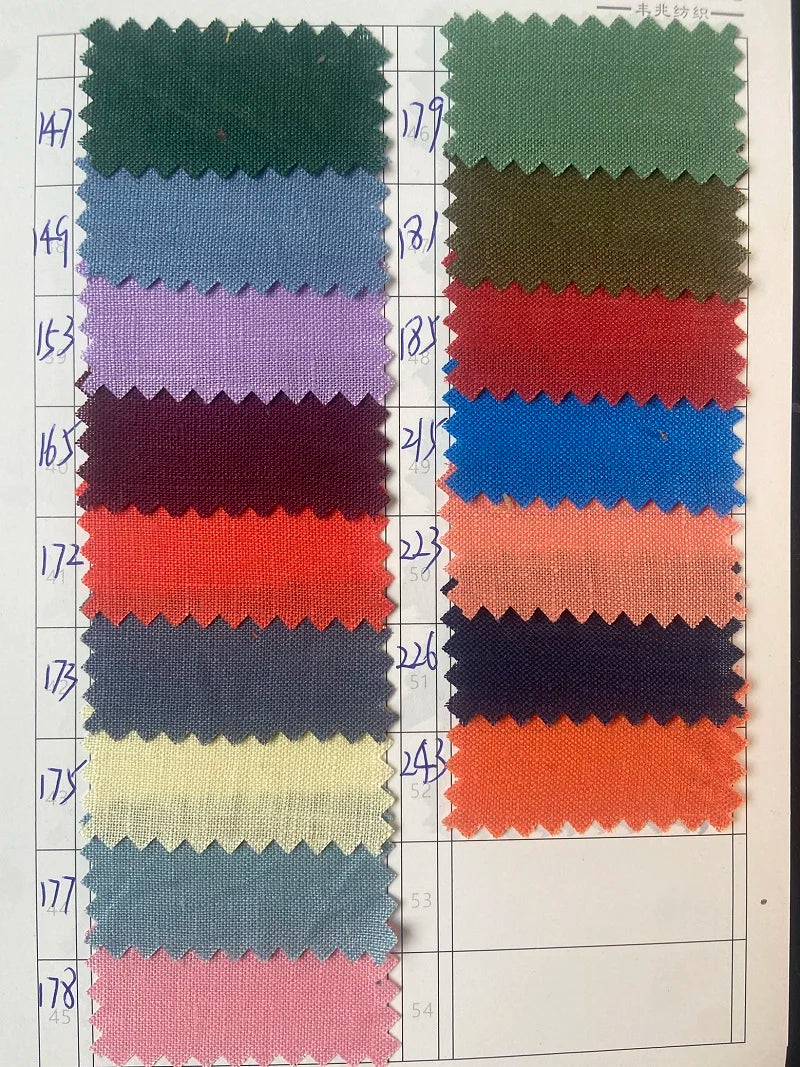 PURE LINEN FABRIC BY THE METER - 46 Colors, 140cm Wide - Soft Rooms