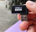 90 Degree USB 3.0 Male to Female Right Angle Extension Adapter USB Upward Elbow Adapter 10Gbps For Laptop PC Connector Converter