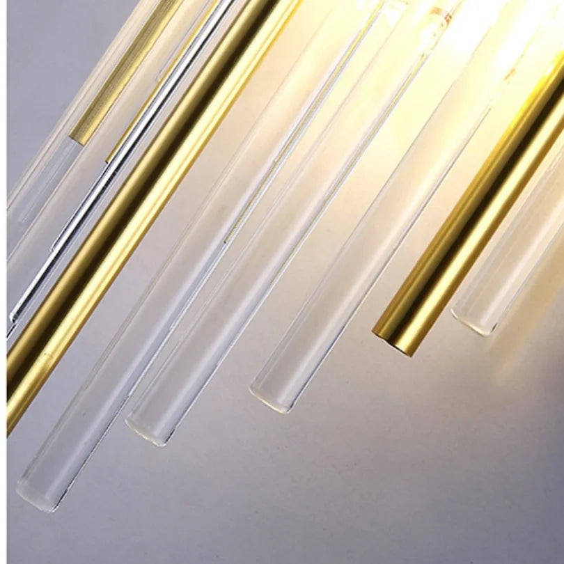 Crystal LED Wall Sconce – Black/Gold, 2 Styles, S/L