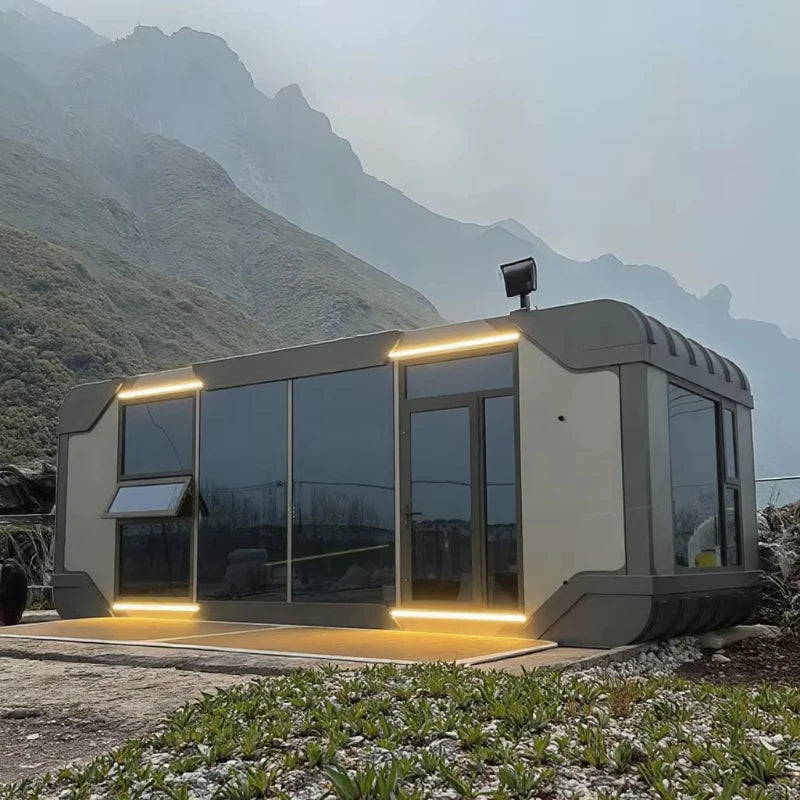 Modular Capsule House Hotel - Prefab Camping Capsule Cabin Tiny Home