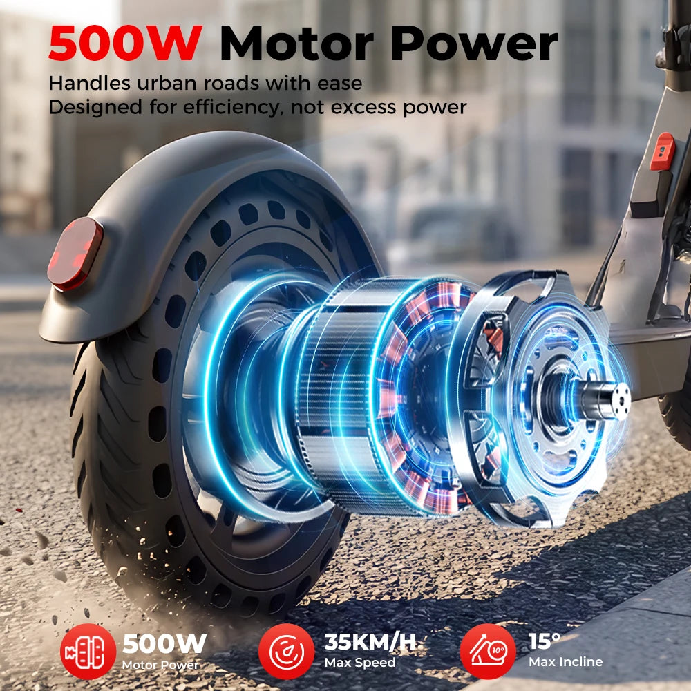 W3C ELECTRIC SCOOTER - 500W, 30 KM Range - Smart City Rides