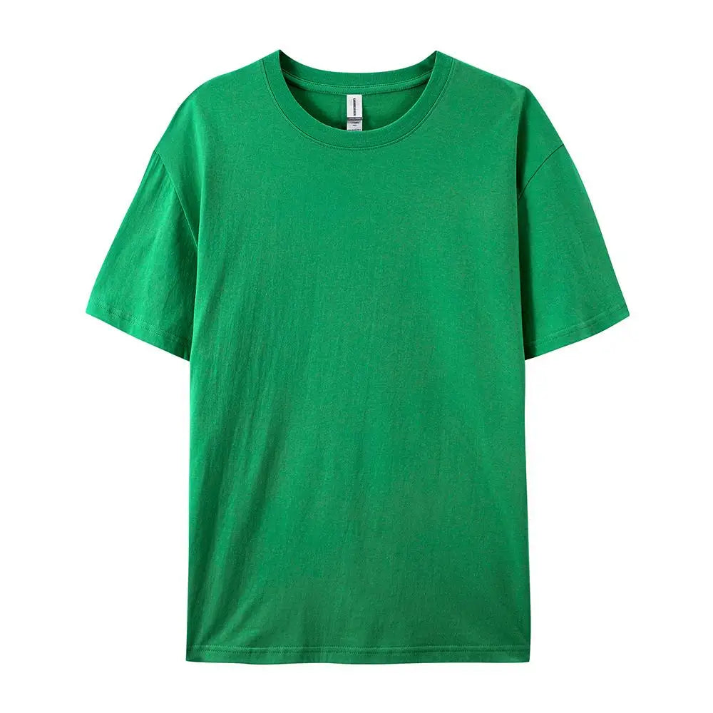 Cotton Solid Color Women's T-Shirts Multicolor Summer Short Sleeve Unisex Comfortable Tee Shirts Casual Fashion Woman Sportswear