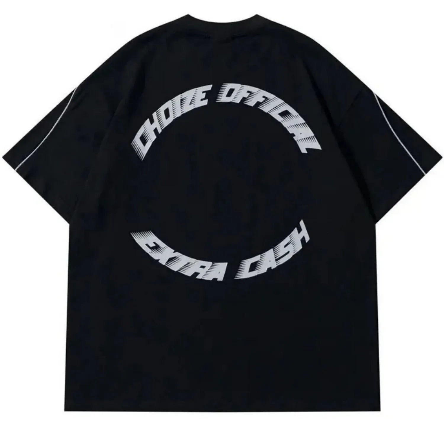 Men's fashion new letter printed breathable and comfortable round neck T-shirt outdoor high street casual photography top