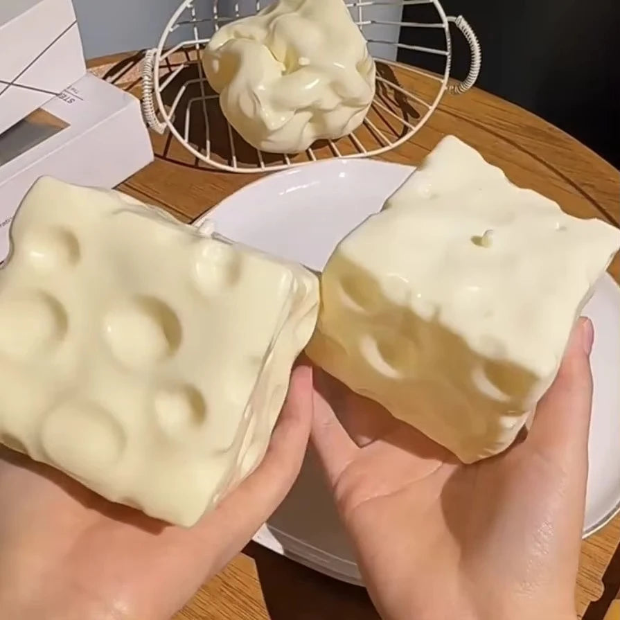 Giant Cheese Squishy Toy - Slow Rising