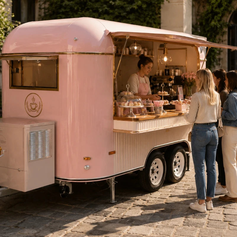 Desserts Food Trailer – Fully Equipped Custom Mobile Kitchen