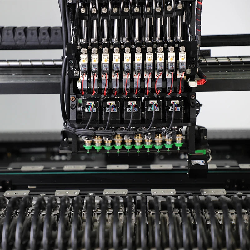 SMT1010 PICK & PLACE MACHINE - 10 Heads, 19000 pcs/h - Full Production Line