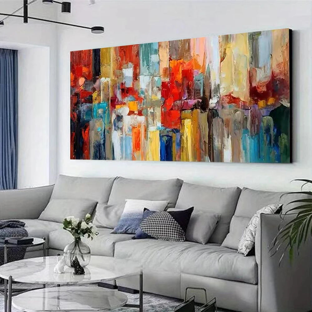 Abstract Canvas Poster Collection - colorful designs - wall decor