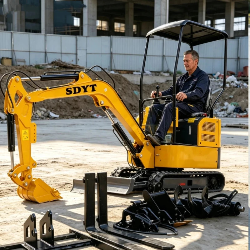 MINI CRAWLER EXCAVATOR - 20 HP, Kubota Option - Farm & Site Work