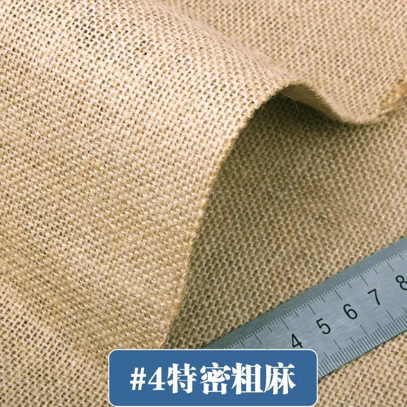 Natural Burlap Jute Fabric – 150x50cm, 7 Colors