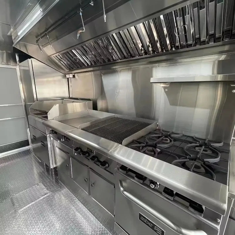 Mobile Food Truck – Smooth Wheels Flexible Moving Catering Trailer