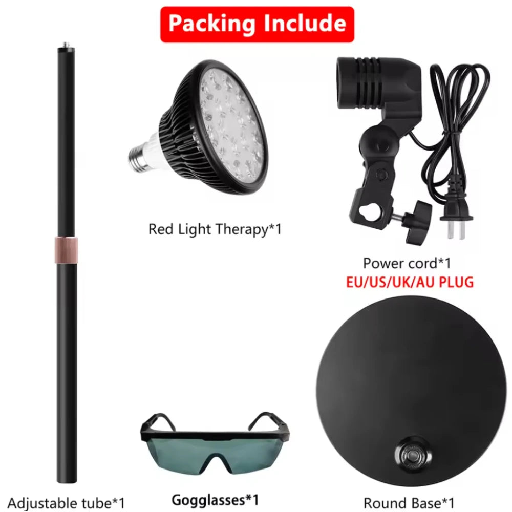 Red Light Therapy Lamp 54W – 660nm & 850nm
