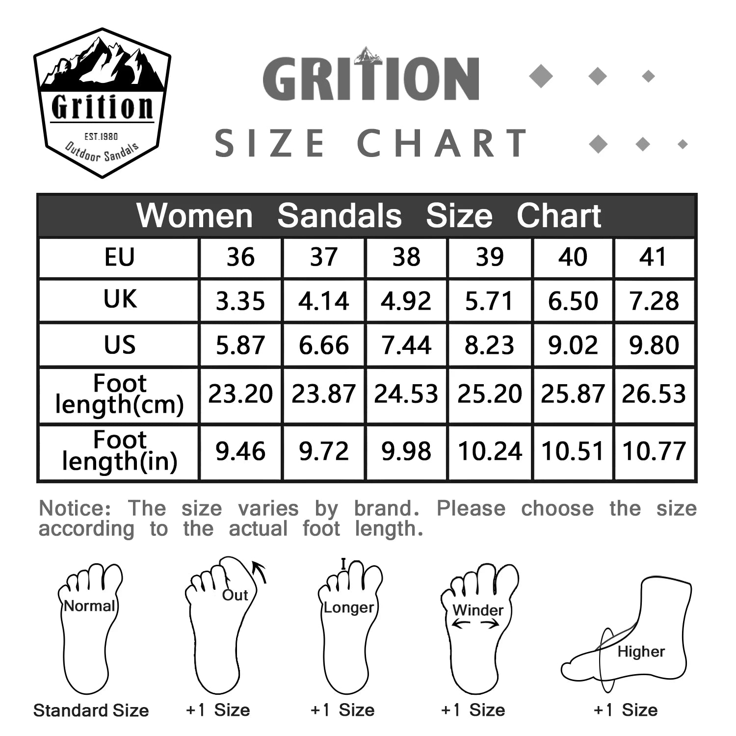 GRITION Women Sandals Casual Outdoor Shoes Closed Toe Flat Heels Elastic Fabric New Fashion 36-41 Ladies Trekking Hiking Sandals
