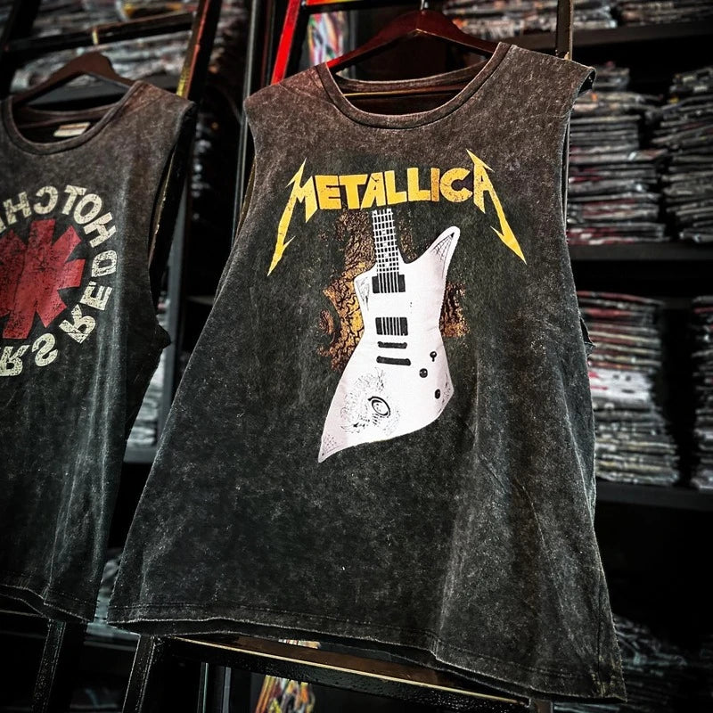 Vintage Washed Rock Tank Top