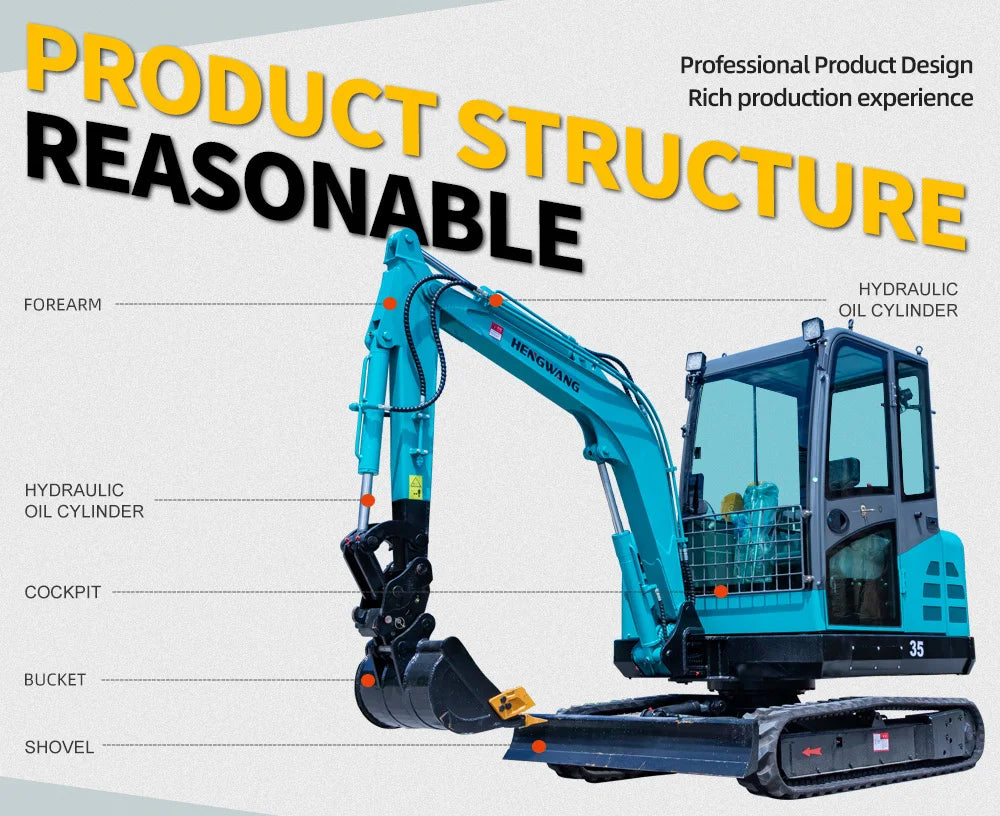 Kubota Mini Excavator - 2.5 Ton - HW-25W