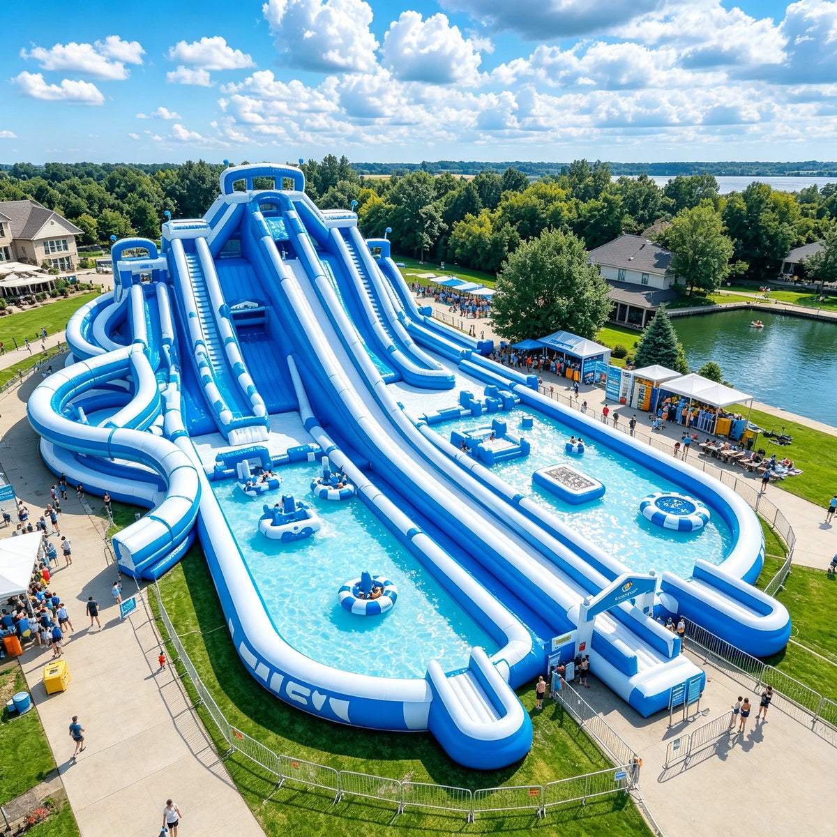 Commercial Inflatable Water Park - Custom Build - Big Splash