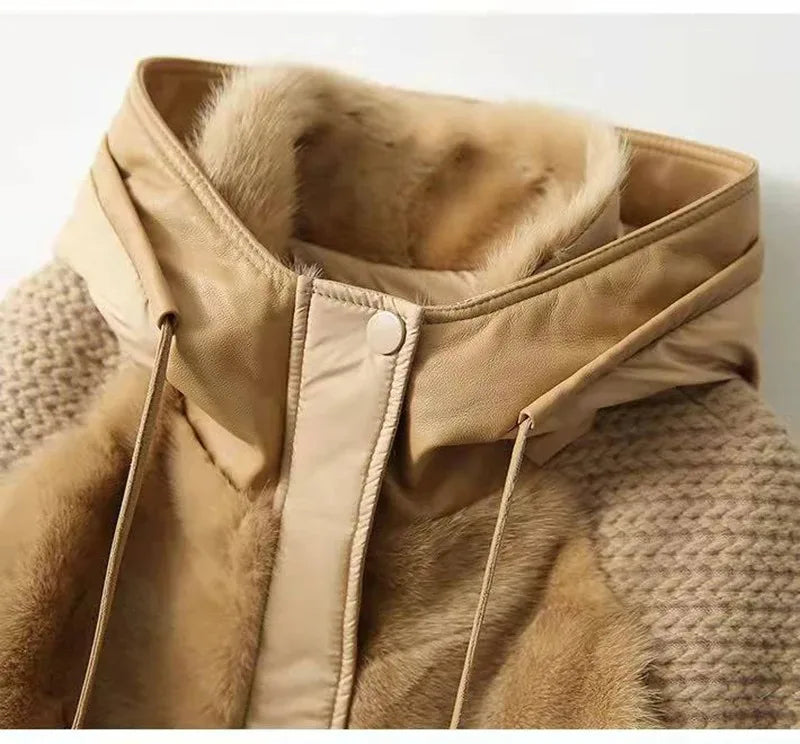 Fur Trim Padded Coat – Loose Cotton Winter Jacket