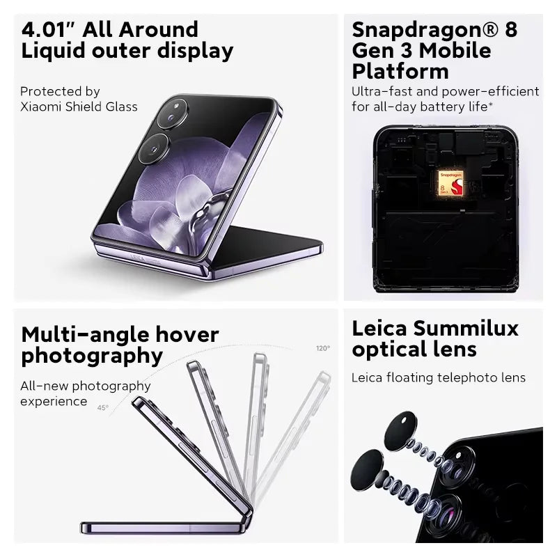 Xiaomi MIX Flip - 12GB, 512GB & Leica Cameras - Pocket Creativity