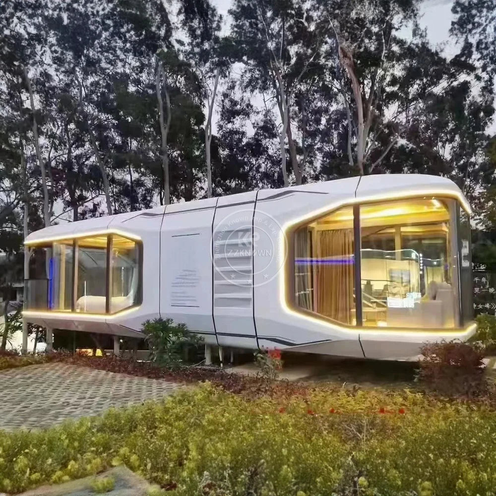 Modern Portable Capsule House - Luxury Mobile Hotel Resort Ready