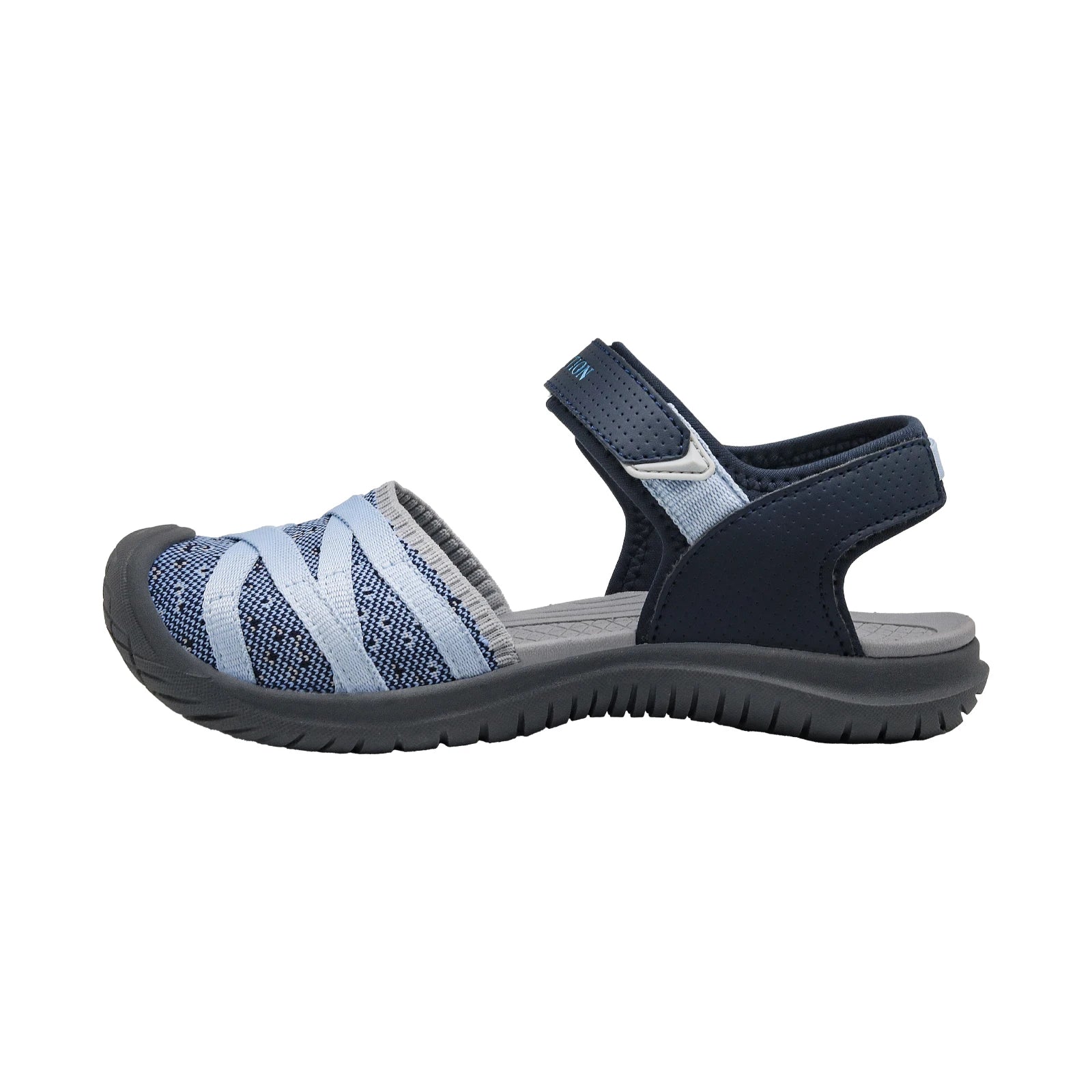 GRITION Women Sandals Casual Outdoor Shoes Closed Toe Flat Heels Elastic Fabric New Fashion 36-41 Ladies Trekking Hiking Sandals