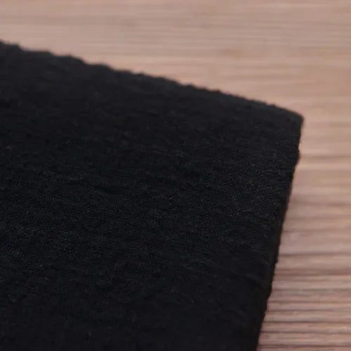 BAMBOO LINEN FABRIC BY THE METER - Sand Washed Cotton Linen Cloth Soft Drape Microtransparent for Dresses & Sewing - 22 Colors