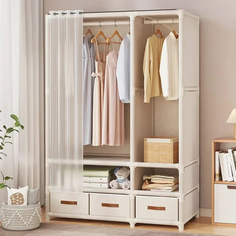 CLOSET FLEX - Fabric Wardrobe with Drawers - Your Bedroom, Finally Organized
