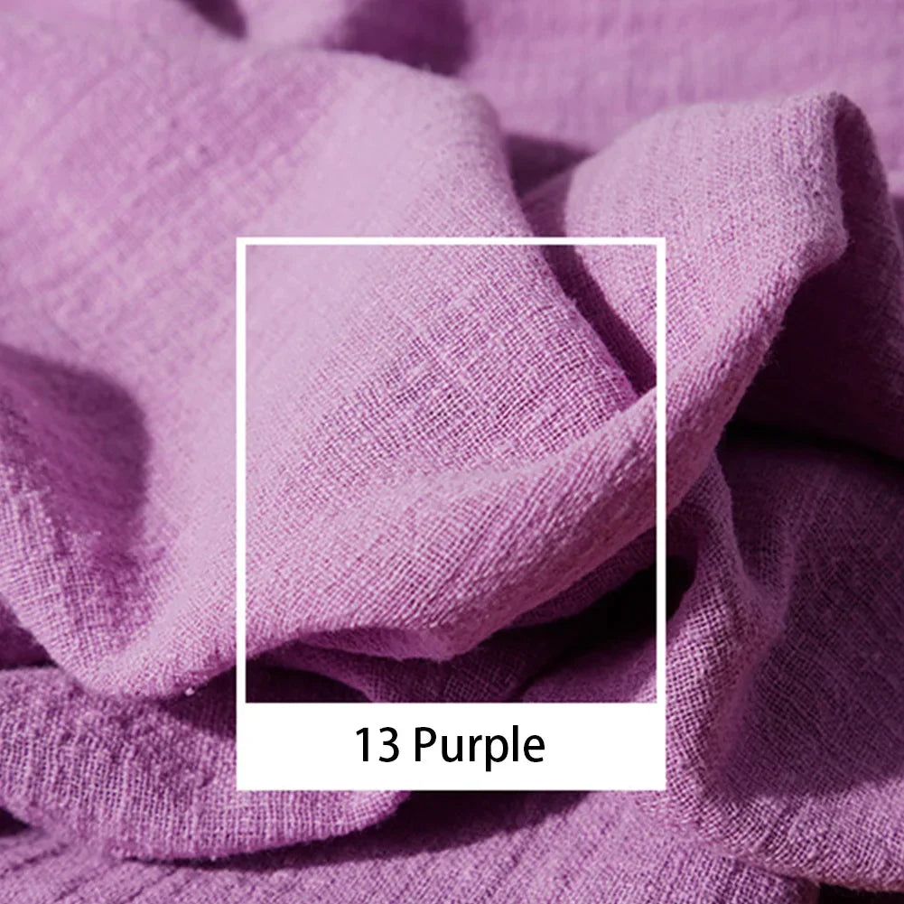 Soft Cotton Cambric Fabric – 130cm Wide, 16 Colors