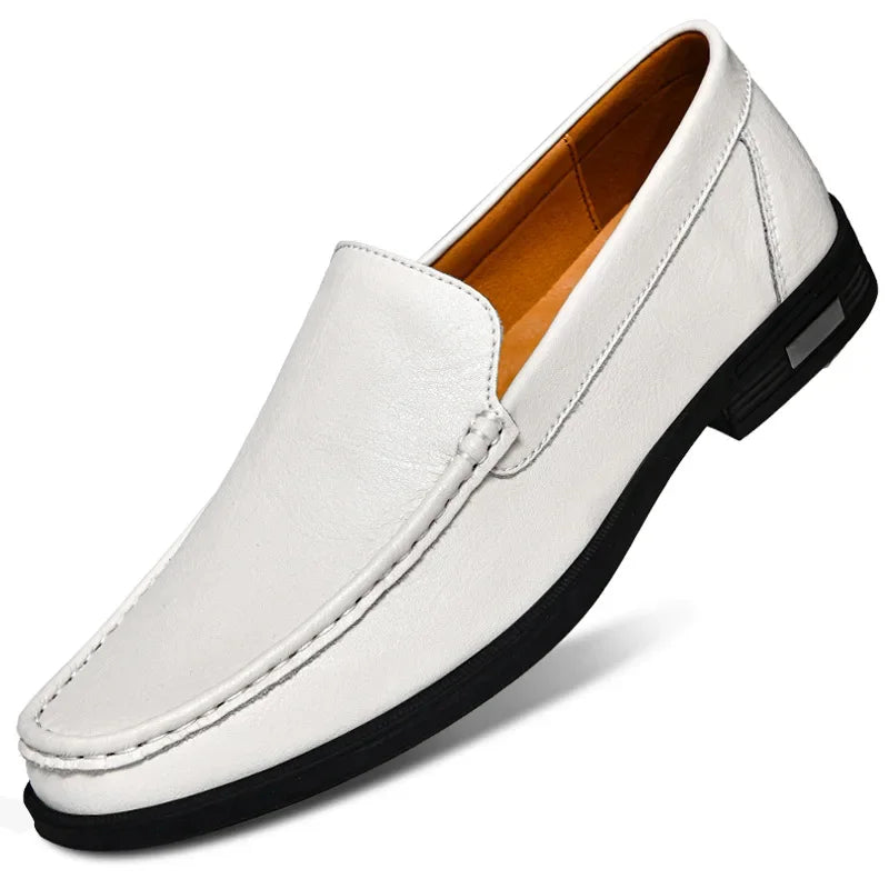 BOARDROOM - Men's Leather Slip-On Formal Dress Shoes - Office, Wedding & Beyond