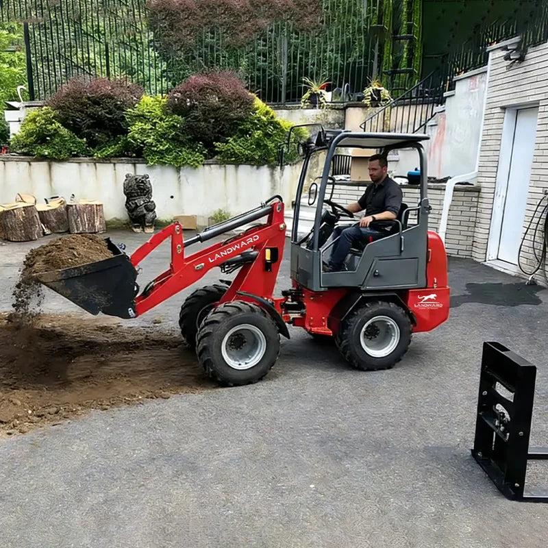 Compact Wheel Loader - Kubota Engine Options - Farm Work